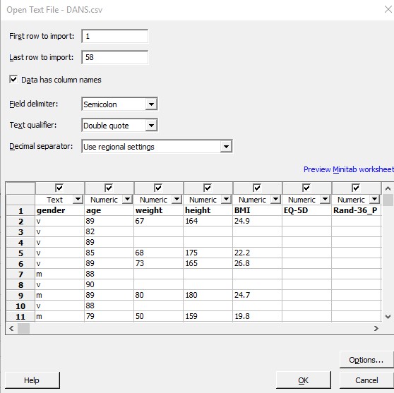 field separator dialog box fixed